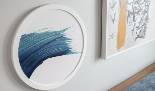 art hanging on a wall