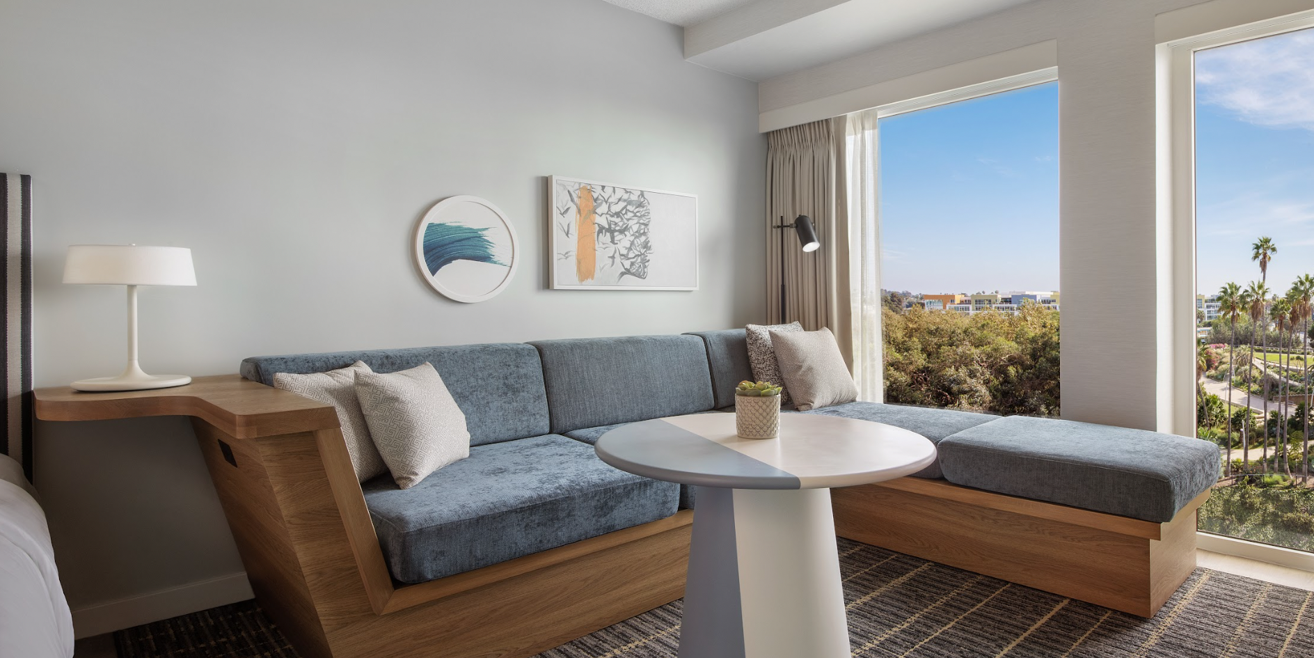The Coastal Suite at the Pierside Hotel with sweeping views