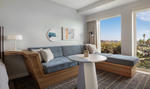 The Coastal Suite at the Pierside Hotel with sweeping views