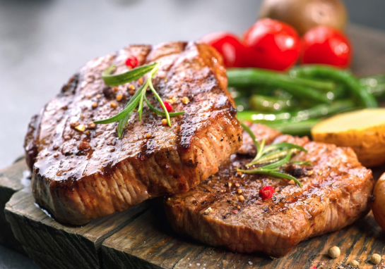 Juicy steaks from Del Frisco's Grille