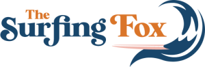 The Surfing Fox restaurant logo