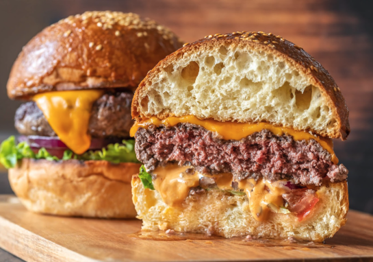 Tasty looking cheeseburgers from Stout Burgers & Beers