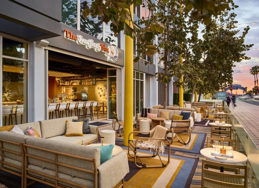 The Patio at The Surfing Fox