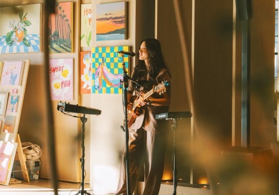Enjoy live music every Friday night in The Surfing Fox restaurant