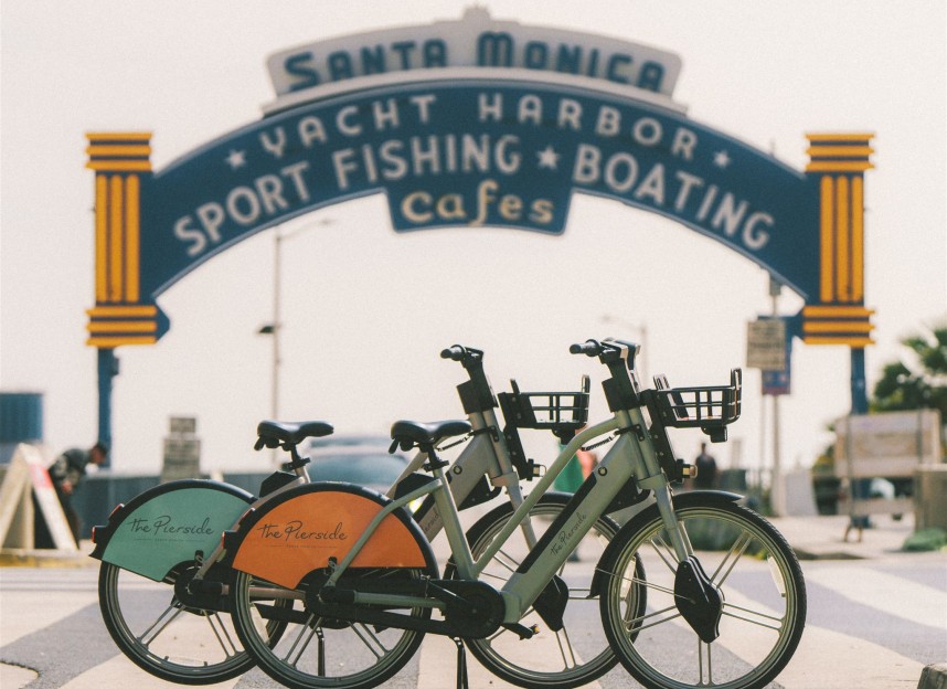 E-bikes available for rent at The Pierside