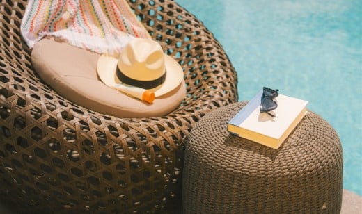 It's always pool time in Sunny Santa Monica - in our temperature-controlled swimming pool.
